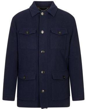 Canali Light Jackets - Azul