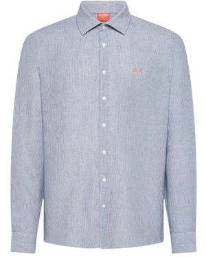 Sun 68 Casual Shirts - Blue