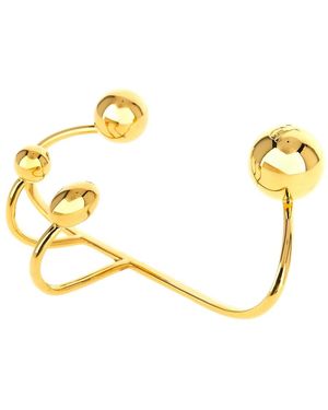 Rabanne Handcuff Punk Bangle - Mettallic