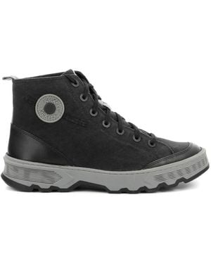 Kickers Schoenen ,Zwart ,Hoge Top Sneakers Kick Way