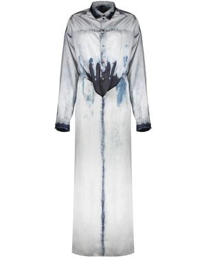 DIESEL Shirt Dresses - Blu