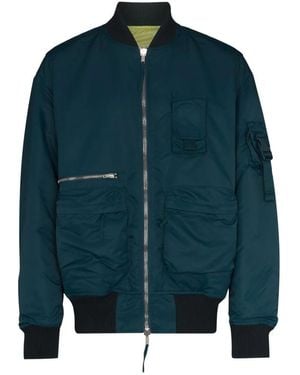 Helmut Lang Bomber Jackets - Blue