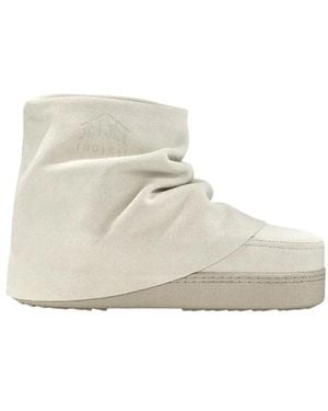 Inuikii Schoenen ,Wit ,Suède Jet Set Drape Low Chalk
