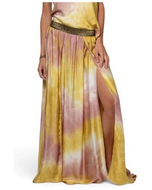 Beliza Maxi Skirts - Métallisé