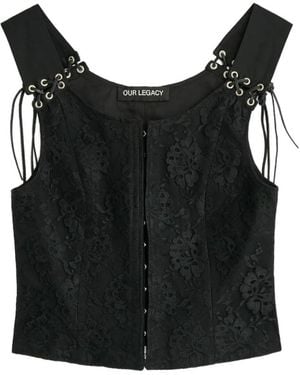 Our Legacy Sleeveless Tops - Black