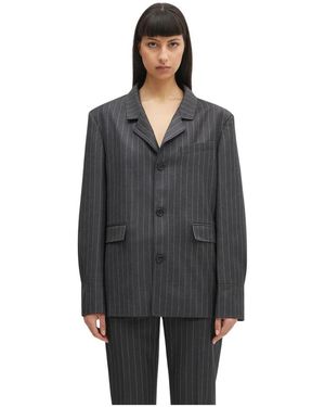 JW Anderson Offener Massgeschneiderter Blazer - Schwarz