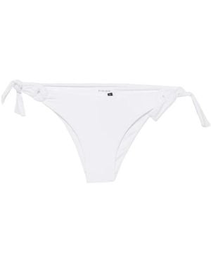 Fisico Badmode ,Wit ,Bikini Broekje Met Strikbandjes Aan De Zijkant