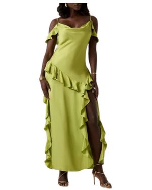 Guess Kleedjes ,Groen ,Reiko Dress