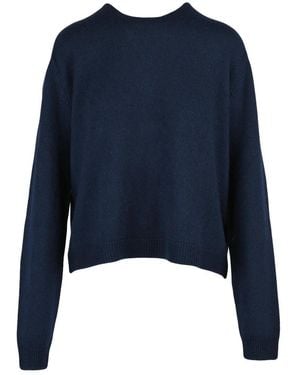 Aspesi Round-Neck Knitwear - Blu
