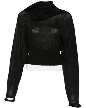 Rick Owens Cashmere Knitwear - Nero