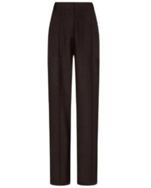 Tom Ford Weite Hose Mit Bundfalten Und Hohem Bund - Schwarz