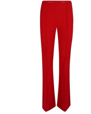 Elisabetta Franchi Wide Trousers - Red