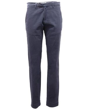 BRIGLIA Slim-Fit Trousers - Blue