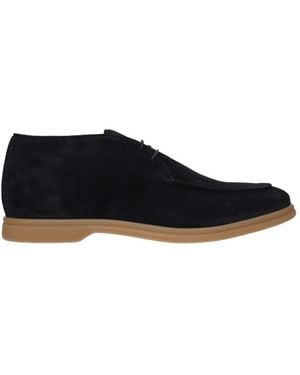 Eleventy Lace-Up Boots - Blu
