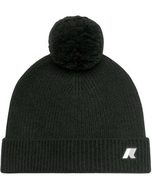 K-Way Rippstrick-Beanie - Grün