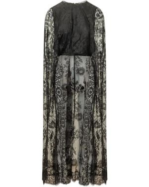 Zimmermann Valiant Spitzen Maxikleid - Schwarz