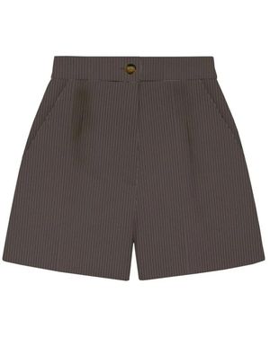 MC2 Saint Barth Korte Broeken ,Bruin ,Korte Shorts - Grijs