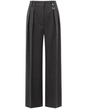 Patrizia Pepe Wide Trousers - Grey