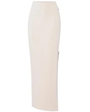 Elisabetta Franchi Maxi Skirts - White