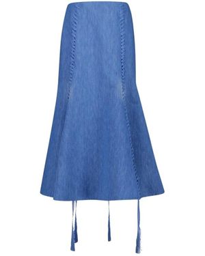 Gabriela Hearst Denim Skirts - Blue