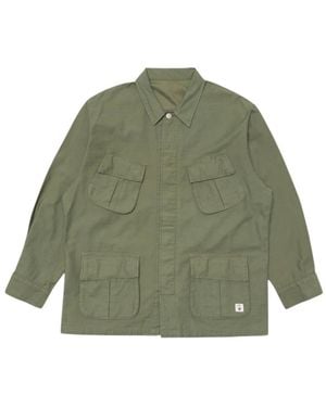 Edwin Jassen ,Groen ,Jungle Shirt Japan