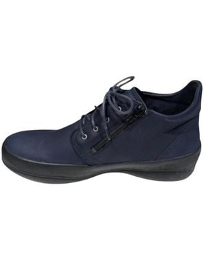 Wolky Lace-Up Boots - Blu