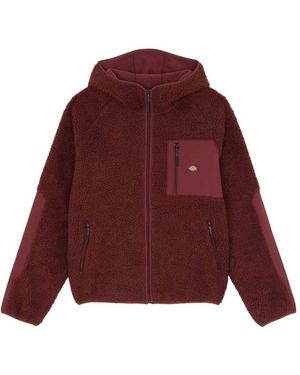 Dickies Faux Fur & Shearling Jackets - Red