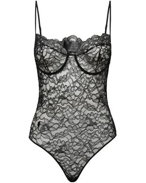 Philipp Plein Lace Body Skull - Grijs