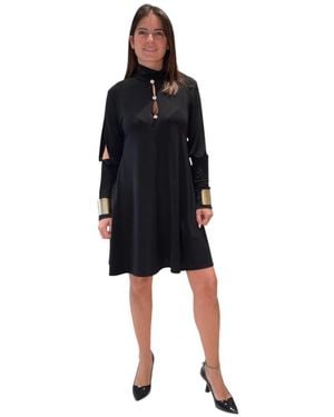 Imperial Short Dresses - Black