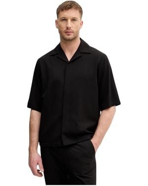 Lindbergh Short Sleeve Shirts - Negro