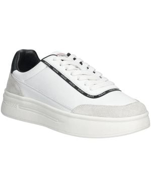 Guess Schoenen ,Wit ,Leer Schoenen Sneakers