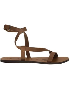 Manebí Canyon Leder-Sandalen - Braun