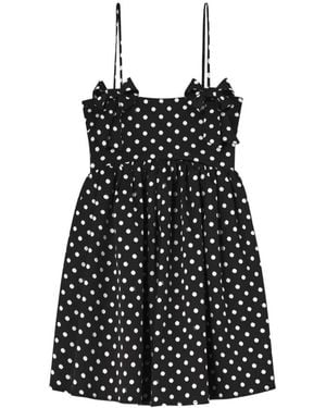 Ganni Short Dresses - Black