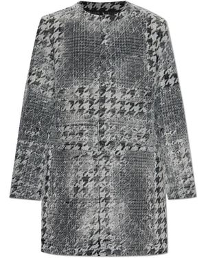 DIESEL Single-Breasted Coats - Gris