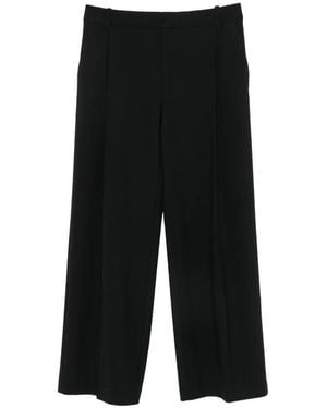 SIR. Wide Trousers - Black