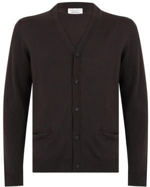 Roberto Collina Strickjacke Mit Taschen Und Knöpfen - Schwarz