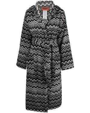 Missoni Nachtkleding ,Zwart ,Bathrobe