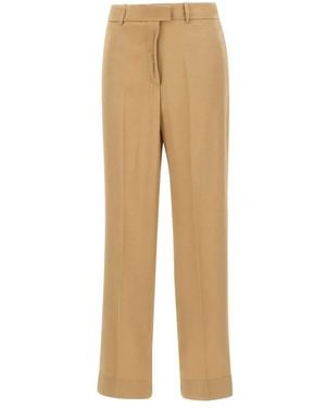 Kaos Straight Trousers - Natural