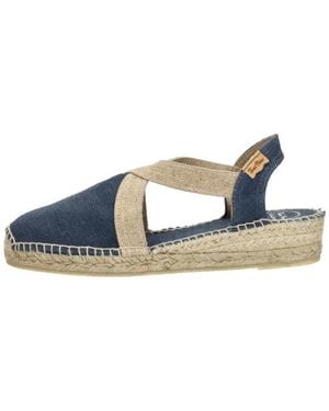 Toni Pons Verdi-V Sandalen Mit Seilsohle - Blau