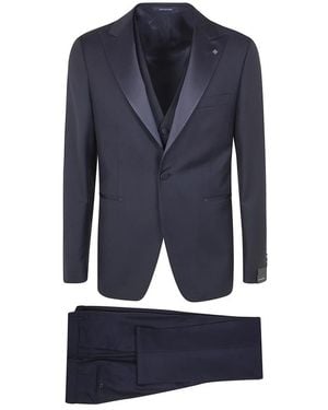 Tagliatore Kostuums ,Blauw ,Single Breasted Suits