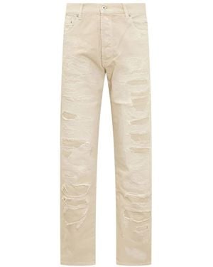 Heron Preston Straight Trousers - Natural