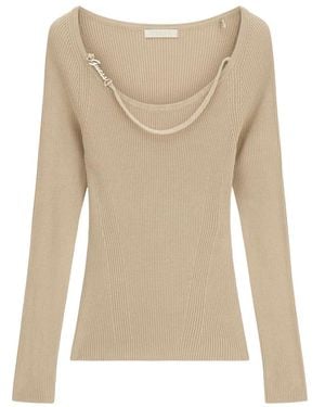 Guess Round-Neck Knitwear - Neutro