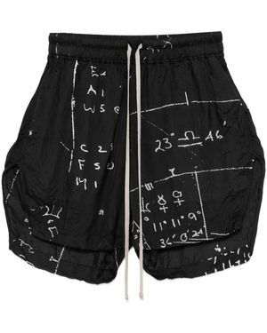 Rick Owens Short Shorts - Black