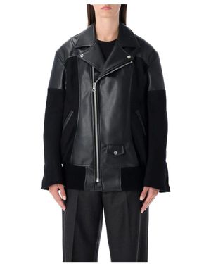 Junya Watanabe Leather Jackets - Negro