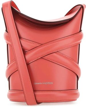 McQueen Bucket Bags - Red