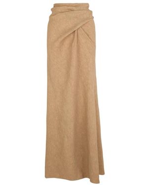 Cortana Maxi Skirts - Natural