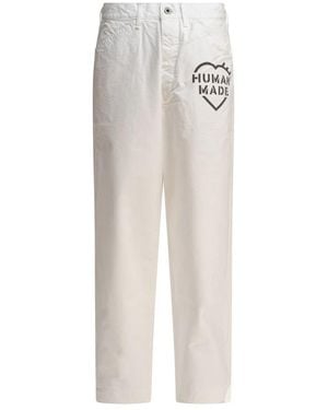 Human Made Straight Trousers - White