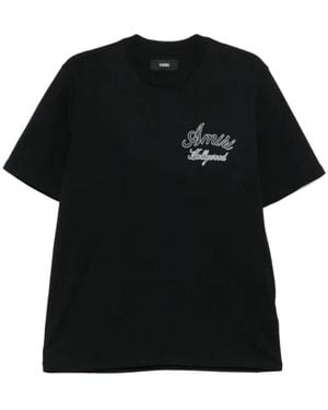 Amiri Amjyte1265 Katoenen Jersey T-Shirt - Zwart