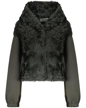 Yves Salomon Faux Fur & Shearling Jackets - Black