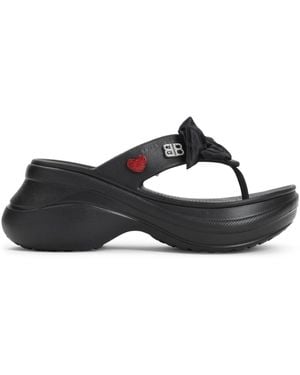 Balenciaga Flip Flops - Black